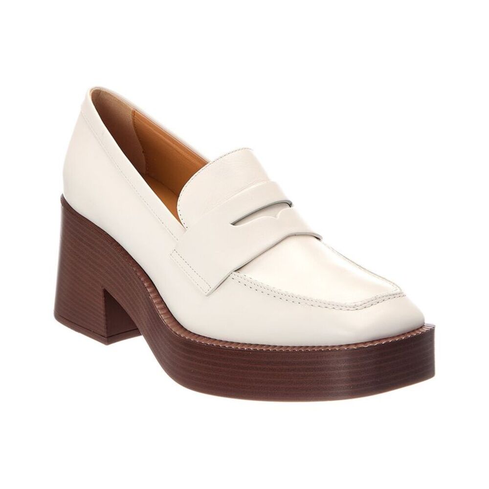 Tod's Gomma Leather Loafer, White